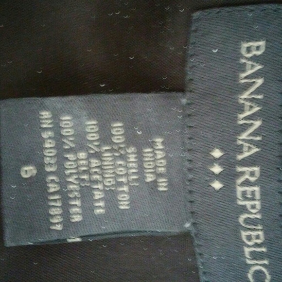 BANANA REPUBLIC Brown Brushed Cotton 6 - Picture 4 of 5
